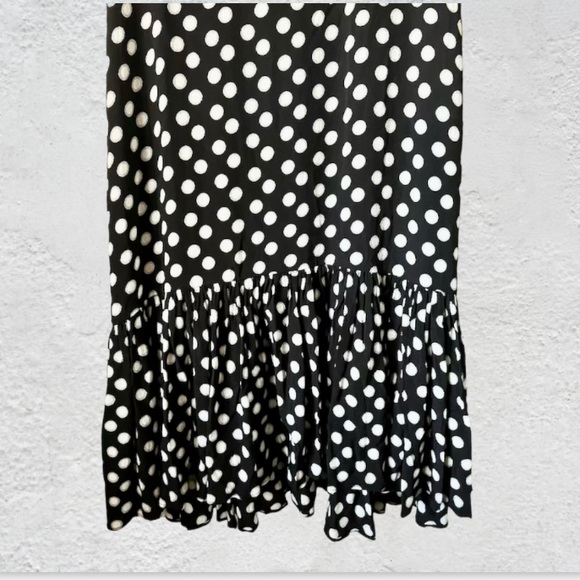 Metro Style Black and White Polka Dot Dress Size 8 - Picture 3 of 8